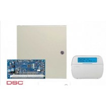 CENTRALE 32 ZONES DSC FILAIRE AVEC BATTERIE + CLAVIER LCD